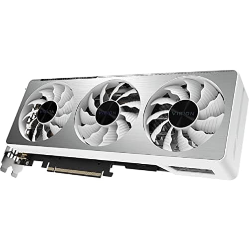Gigabyte VISION OC Rev 2.0 GeForce RTX 3070 LHR 8GB GDDR6 Silver / White image