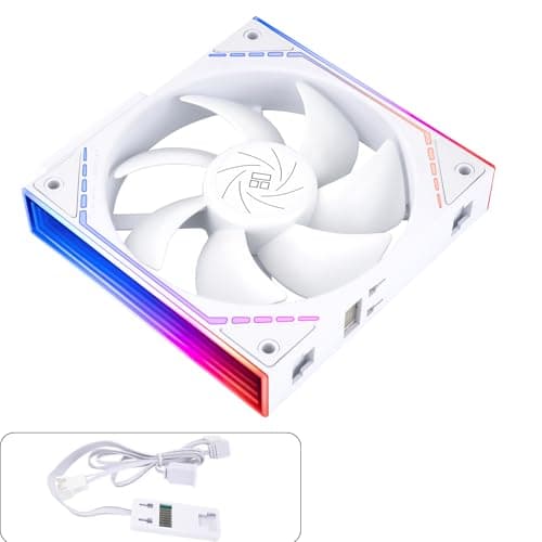 Thermalright TL-M12QW 120mm White PWM Addressable RGB 68.9 CFM image