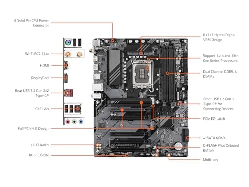 Gigabyte B760 DS3H AC DDR5 ATX image