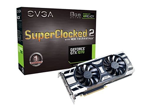 EVGA SC2 Gaming iCX GeForce GTX 1070 8GB GDDR5 White / Black image