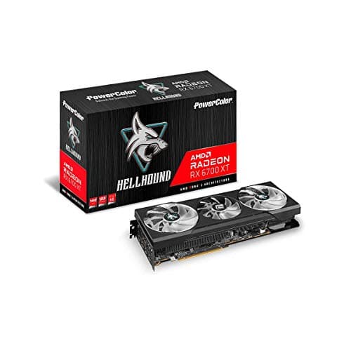 PowerColor Hellhound Radeon RX 6700 XT 12GB GDDR6 Black image