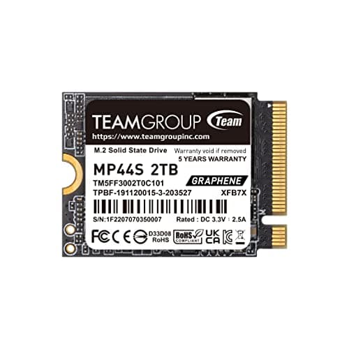 TEAMGROUP MP44S 2TB SSD M.2-2230 PCIe 4.0 x4 NVMe image