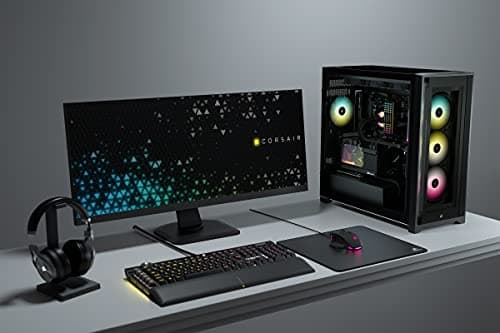 Corsair iCUE 5000X RGB ATX Mid Tower Black Tempered Glass Side Panel image