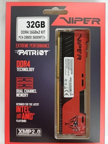 Patriot Viper Elite II Red / Black DDR4-3600 CL20 32GB (2x16GB) image
