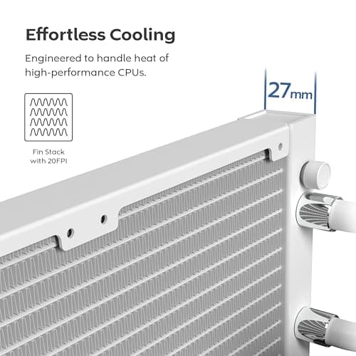 Montech HyperFlow Silent Water 360mm 72.3 CFM White image