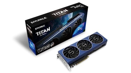 Sparkle TITAN OC Arc A750 8GB GDDR6 Blue / Black image