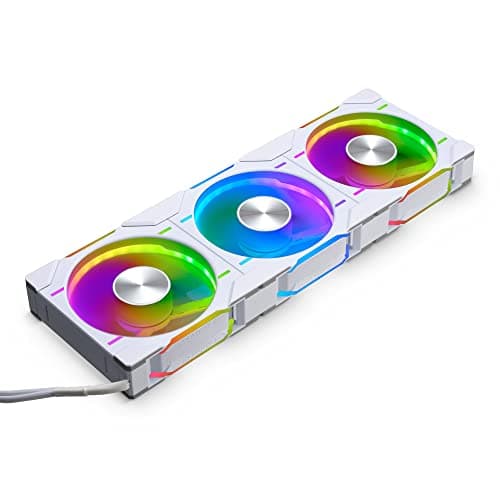 Phanteks D30-120 120mm White Addressable RGB PWM 64.3 CFM 3-Pack main image
