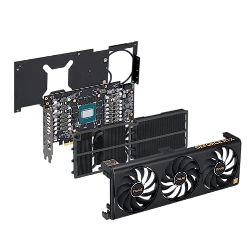 Asus ProArt OC GeForce RTX 4080 16GB GDDR6X Black / Gold image