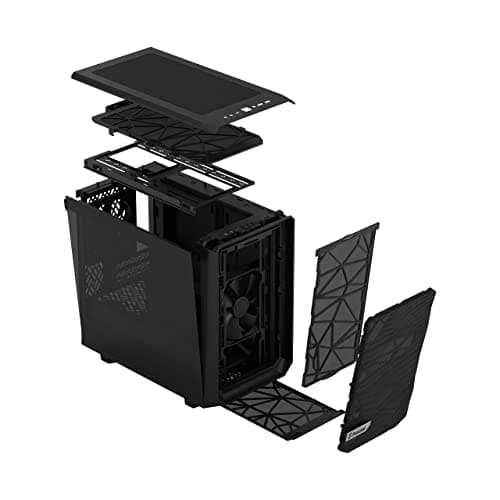 Fractal Design Meshify 2 Nano Mini-ITX Tower Black Tempered Glass Side Panel image