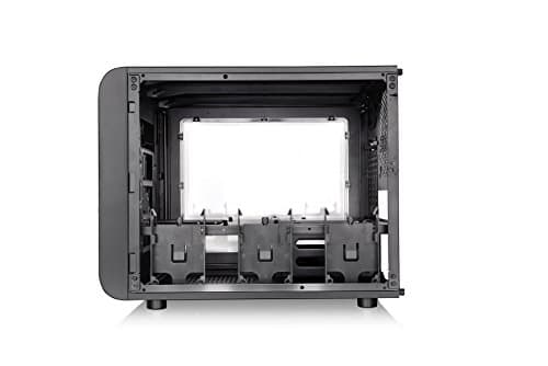 Thermaltake Core V21 Micro ATX Mini Tower Black with Acrylic Side Panel and USB 3.2 Gen 1 Type-A image