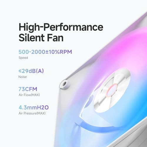 Ocypus Delta A40 ARGB 73 CFM Air 157mm Black image