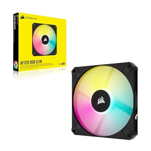 Corsair iCUE AF120 120mm RGB PWM SLIM 56.3 CFM Black image
