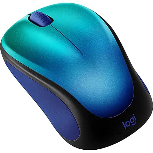 Logitech M317 Blue Aurora Wireless/Wired Optical Mouse image