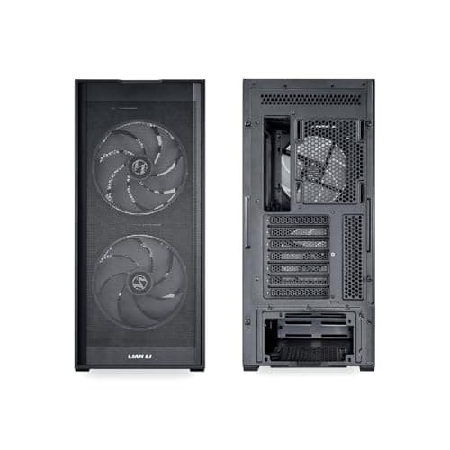 Lian Li LANCOOL 206 ATX Mid Tower Black with Tempered Glass Side Panel and USB 3.2 Gen 1 Type-C / USB 3.2 Gen 1 Type-A image