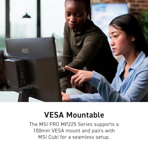 MSI PRO MP225 21.5" 1080p 100Hz IPS Monitor image