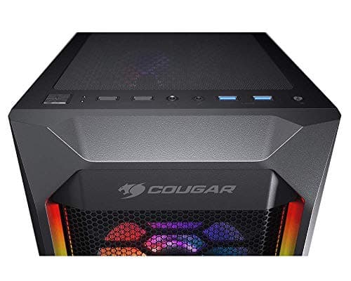 Cougar MX410 MESH-G RGB ATX Mid Tower Black Tempered Glass image