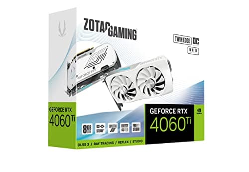 Zotac GAMING Twin Edge OC GeForce RTX 4060 Ti 8GB GDDR6 White image