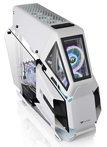 Thermaltake AH T600 Snow ATX Full Tower White / Black Tempered Glass Side Panel, Front Panel: USB 3.2 Gen 2 Type-C, USB 3.2 Gen 1 Type-A, USB 2.0 Type-A image
