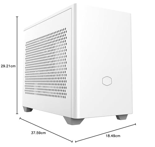 Cooler Master MasterBox NR200 Mini-ITX Desktop White / Black with Front Panel USB 3.2 Gen 1 Type-A image