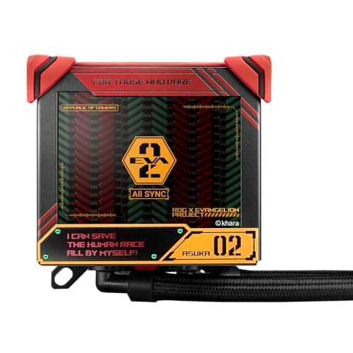 Asus ROG RYUJIN III Water 360mm ARGB EVA-02 EDITION 70.07 CFM Red / Black image