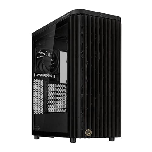 Asus ProArt PA401 Wood Edition ATX Mid Tower Black with Tempered Glass Side Panel image