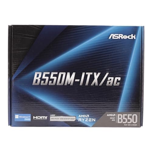 ASRock B550 B550M-ITX/ac AM4 DDR4 Mini ITX image