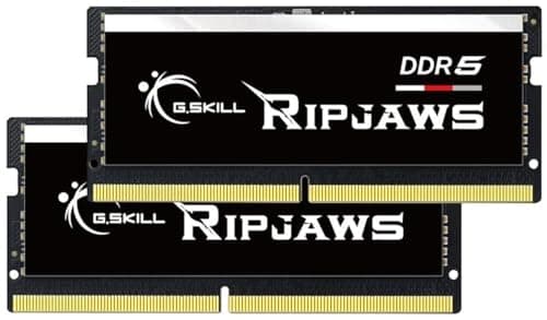 G.Skill Ripjaws Black / Silver DDR5-4800 SODIMM CL34 32GB (2x16GB) image
