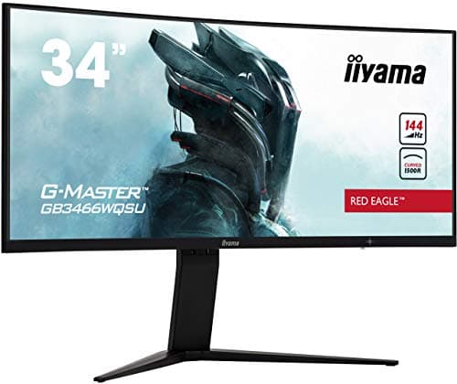 iiyama G-Master GB3466WQSU-B1 34" 3440x1440 144Hz VA Curved Monitor image