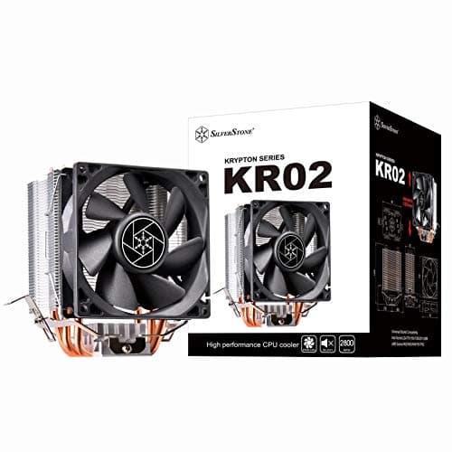 Silverstone Krypton KR02 Air 125mm 56.1 CFM Black / Silver image