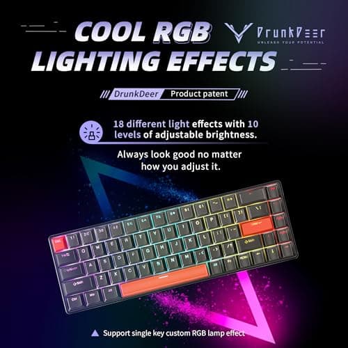 DrunkDeer G65 RGB Wired Gaming Keyboard image