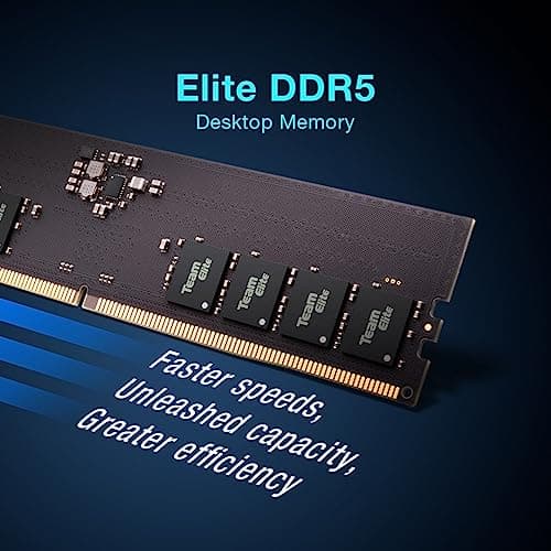 TEAMGROUP Elite Black DDR5-5600 CL46 32GB (2x16GB) image