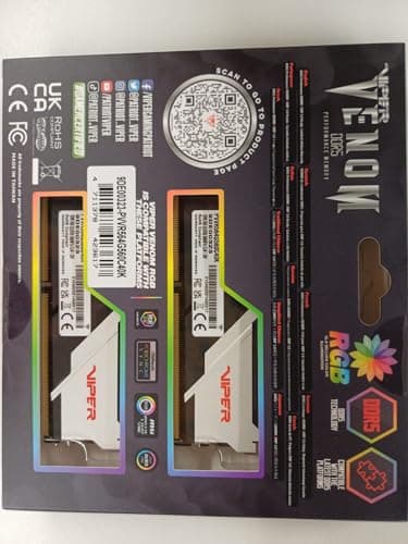 Patriot Viper Venom RGB Black / White DDR5-5600 CL40 64GB (2x32GB) image