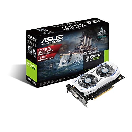 Asus GTX950-2G GeForce GTX 950 75W 2GB GDDR5 White / Blue image