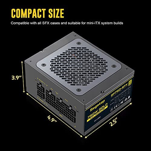Segotep GF SFX 750W Fully Modular 80+ Gold Certified image