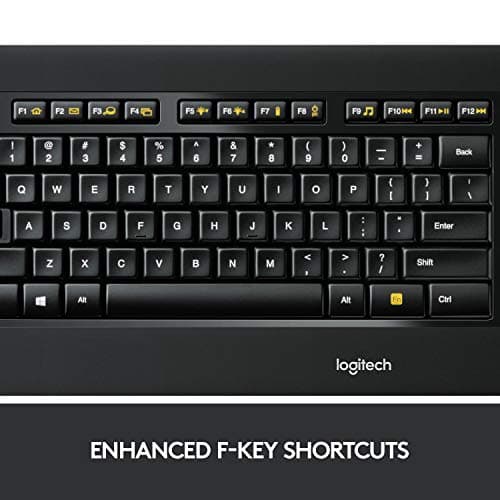 Logitech K800 Wireless Illuminated Keyboard - Backlit Keyboard, Fast-Charging, Dropout-Free 2.4GHz Connection image