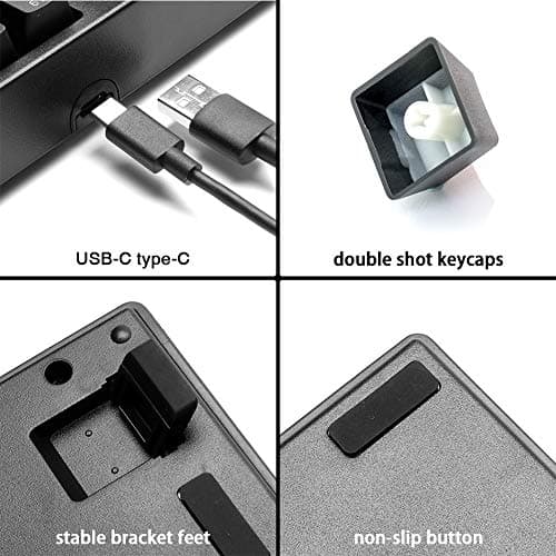 Velocifire VM02WS Wireless Standard Outemu Brown Mechanical Keyboard image