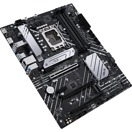 ASUS PRIME H670-PLUS D4 LGA 1700(Intel 12th Gen) ATX Motherboard (PCIe 4.0, DDR4,3xM.2 Slots, 2.5Gb LAN, DP,HDMI, Aura Sync) image