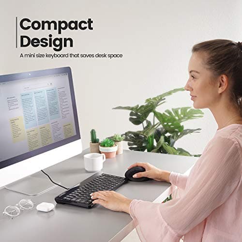 Perixx PERIBOARD-409H Wired Mini Mechanical Gaming Keyboard image