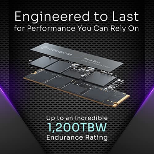 Solidigm P44 Pro 512GB SSD M.2-2280 PCIe 4.0 x4 NVMe image