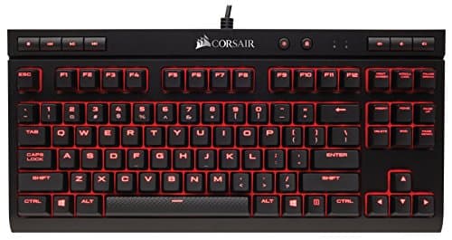 Corsair K63 Compact Mechanical Gaming Keyboard - Backlit Red LET - Linear & Quiet - Cherry MX Red image