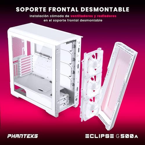 Phanteks ECLIPSE G500A DRGB ATX Mid Tower White Tempered Glass image