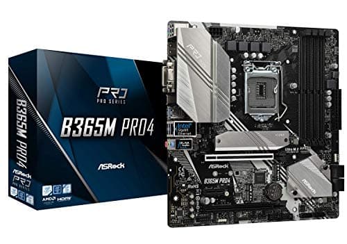 ASRock B365M PRO4 LGA1151/ Intel B365/ DDR4/ Quad CrossFireX/ SATA3&USB3.1/ M.2/ A&GbE/ MicroATX Motherboard image
