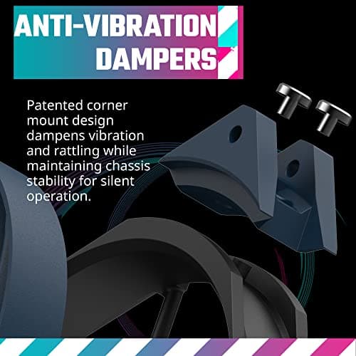 Cooler Master Mobius OC 120mm Blue / Black PWM 88.1 CFM image