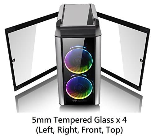 Thermaltake Level 20 GT RGB Plus ATX Full Tower Black / Silver Tempered Glass Side Panel image