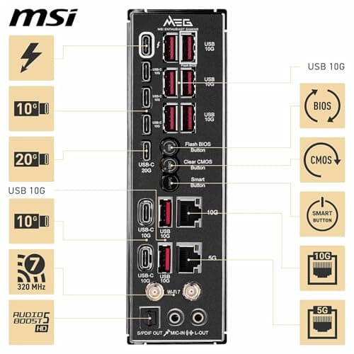 MSI Z890 MEG GODLIKE LGA1851 DDR5 EATX image