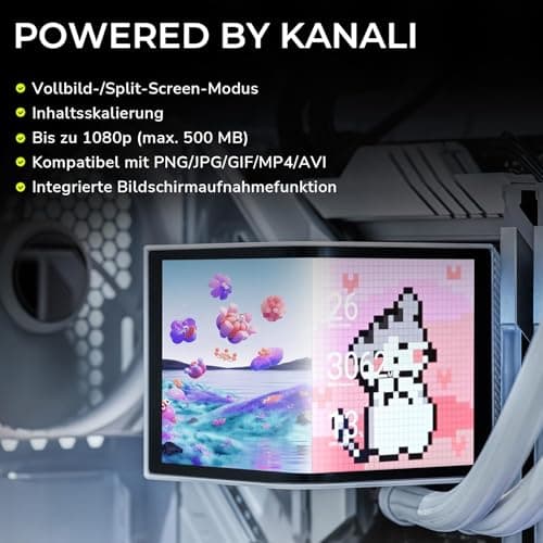 TRYX PANORAMA Water 240mm 81.32 CFM White image