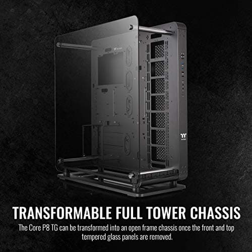 Thermaltake Core P8 ATX Full Tower Black Tempered Glass image