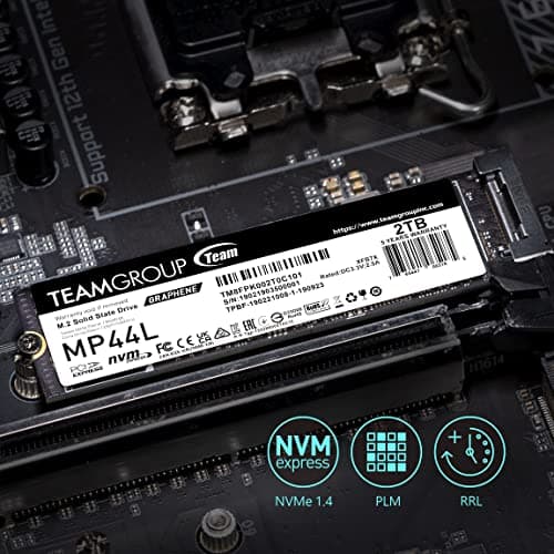 TEAMGROUP MP44L 2TB SSD M.2-2280 PCIe 4.0 X4 NVMe image