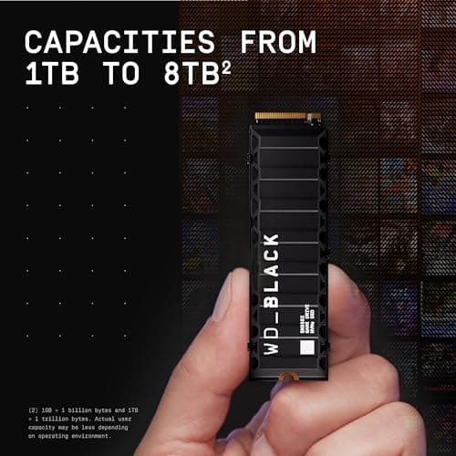 Western Digital WD_Black SN850X w/Heatsink 8TB SSD M.2-2280 PCIe 4.0 x4 NVMe image