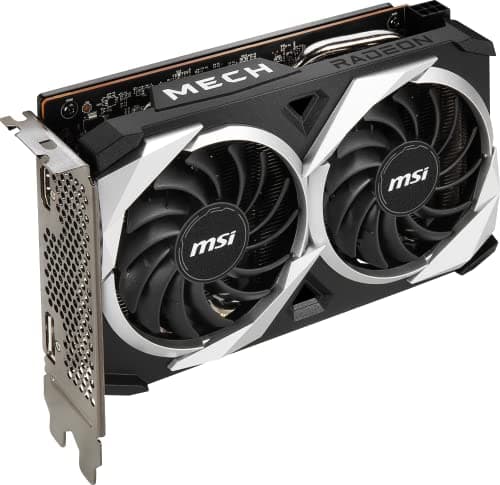 MSI MECH 2X OC Radeon RX 6500 XT 4GB GDDR6 Black / Silver image